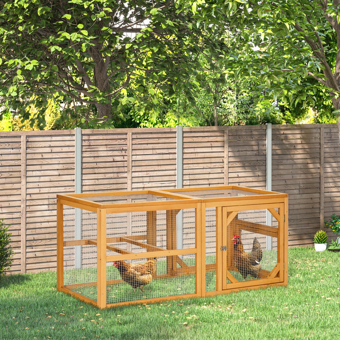Extension De Poulailler En Bois De 55 Po, Orange