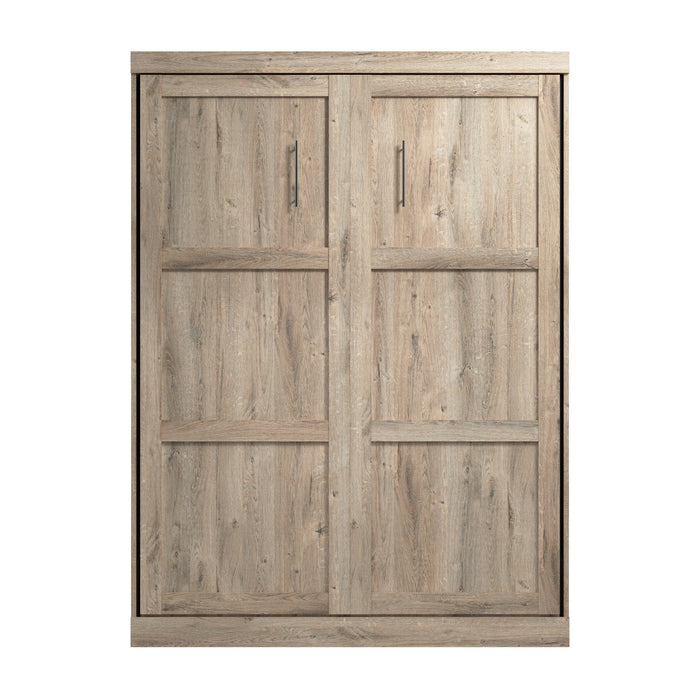 Grand lit escamotable mural Pur de Bestar de 65 po - brun rustique
