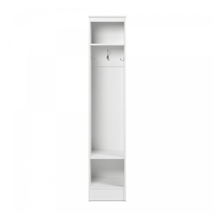 Meuble étroit pour organiser l’entrée - blanc