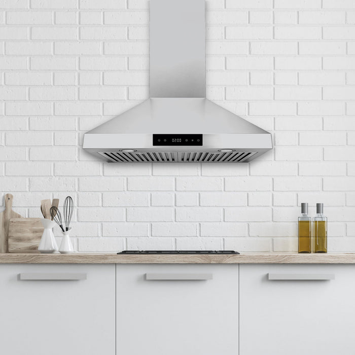  Chef 30-in Convertible Stainless Steel Wall-Mounted Range Hood