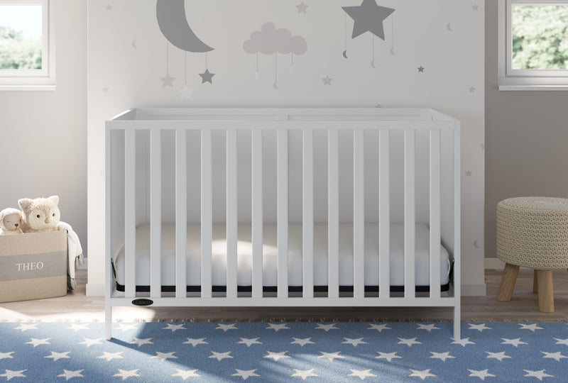 Graco Theo Lit de bebe convertible 3-en-1 - Blanc