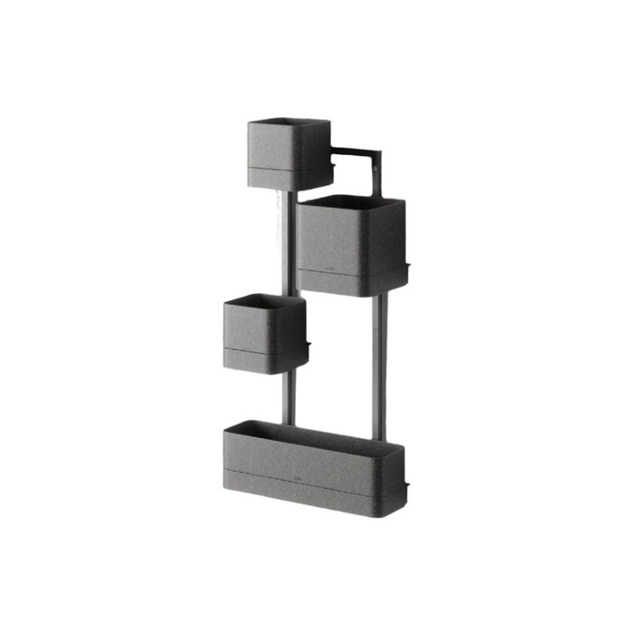 Jardinière murale Cubiko de Umbra - noire