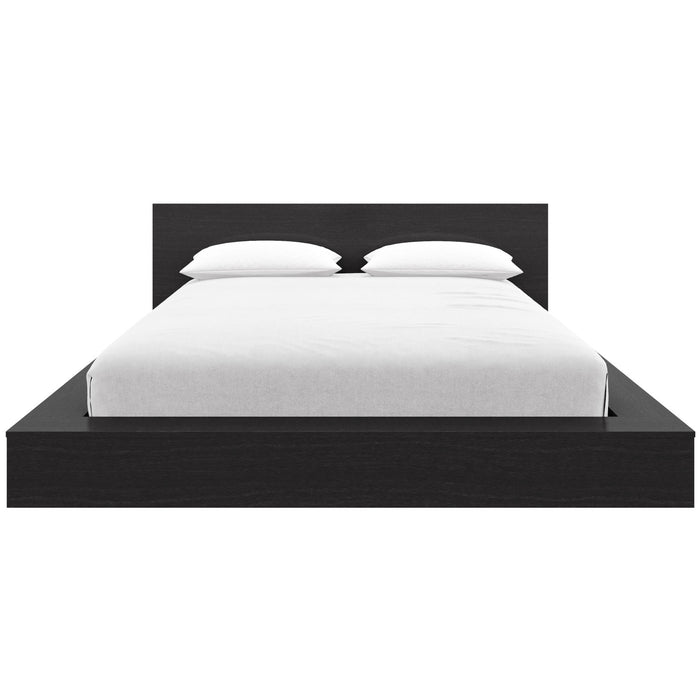 Kanso Lit a Plateforme Basse avec Tete de Lit