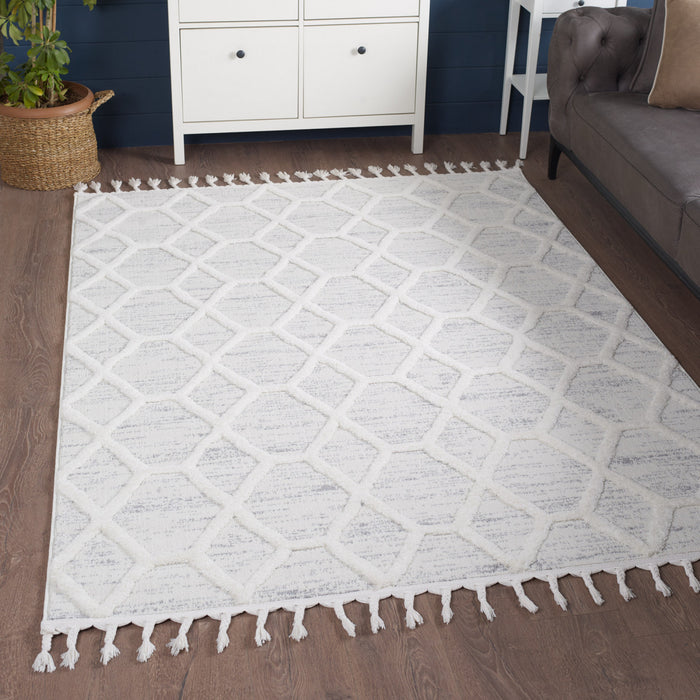 Carpette à poil long Quinto Nexus - 6 pi 3 po x 9 pi