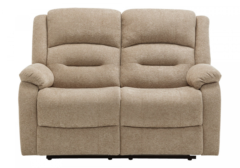 Petit Causeuse Rembourre 2 Places Inclinable Electrique, 50\"L, Port Usb Inclus,Tissu Beige