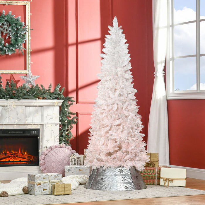 Homcom Sapin De Noel Artificiel De 6 Pieds Avec 406 Branches