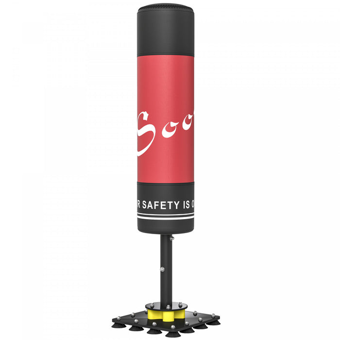 Soozier Sac de Frappe Autoportant, Sac de Boxe avec 12 Ventouses