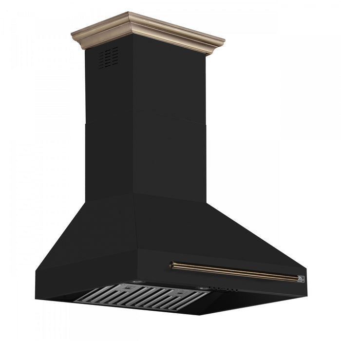 Hotte de cuisiniere murale Aria de 30 po, noir- FRHWM5095-30BLK
