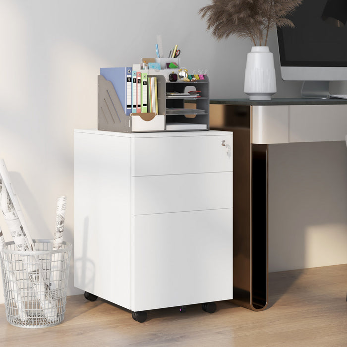 Vinsetto Classeur Vertical A 3 Tiroirs Pour Lettre A4 Format Legal