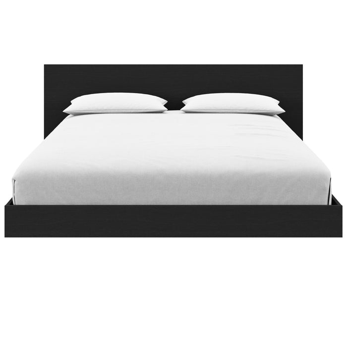 Lit plateforme bas Satori avec tete de lit Double