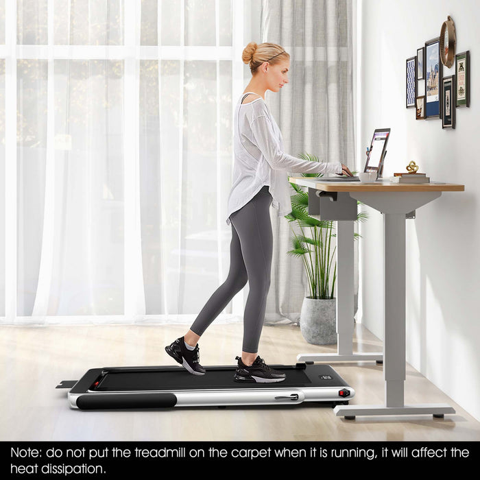 Tapis De Course Pliable 2 En 1superfit – Moteur 2,25 Cv – Double Ecran – Haut-parleur Bluetooth