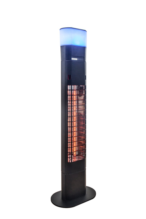 Radiateur de terrasse électrique et à infrarouge Energ+ avec haut-parleur - HEA-21848
