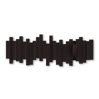 Portemanteau mural moderne Sticks de Umbra - espresso