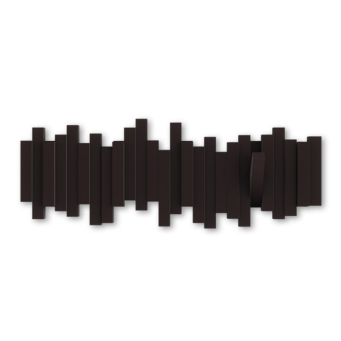 Portemanteau mural moderne Sticks de Umbra - espresso