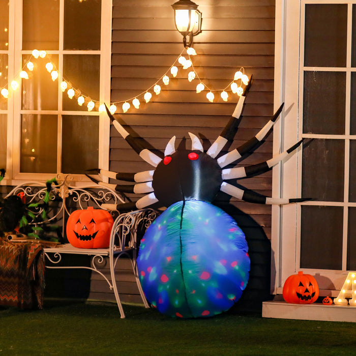 Homcom Araignee Gonflable D'halloween