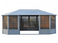 Gazebo Penguin Florence - Solarium 12x18 Toit d'acier