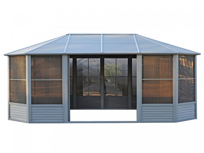 Gazebo Penguin Florence - Solarium 12x18 Metal Roof|Gazebo Penguin Florence - Solarium 12x18 Toit d'acier