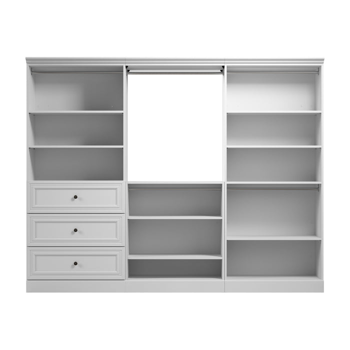 Système d’organisateur de garde-robe Versatile de Bestar de 108 po (L) - blanc