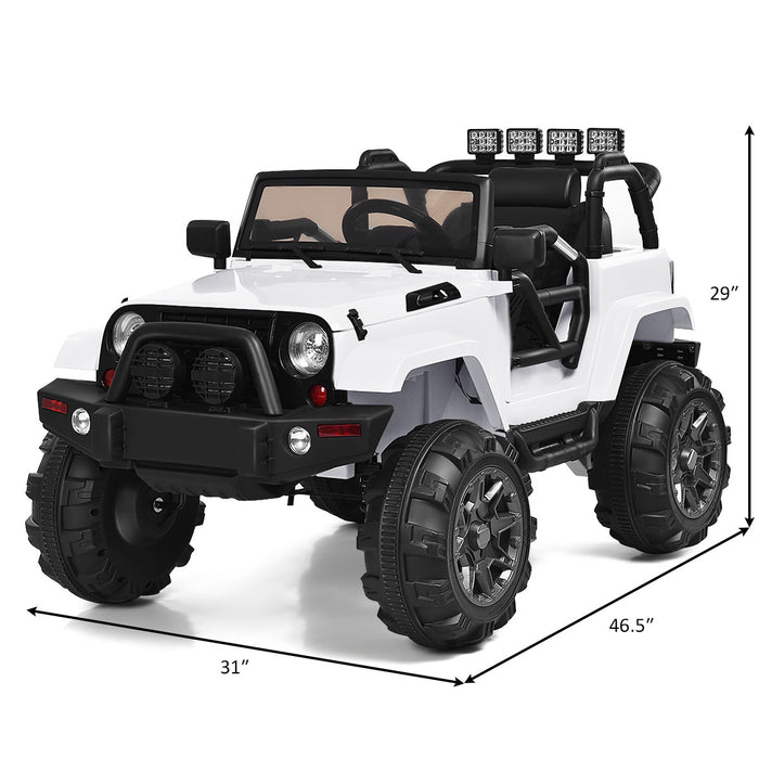 Voiture Electrique Pour Enfant 12v Costway – Bluetooth – Telecommande – Lecteur Mp3
