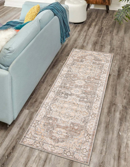 Carpette longue Ashby brun clair - 2 pi 8 po x 8 pi 2 po   