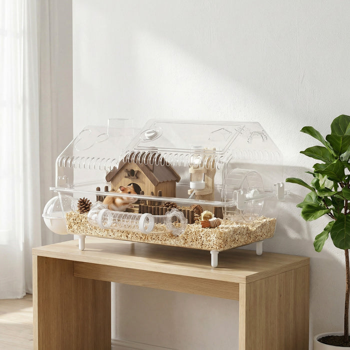 Cage pour Hamsters avec Tous les Accessoires pour Hamsters Nains