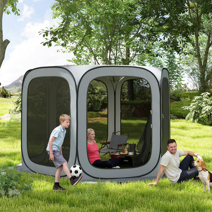 Outsunny Tente Moustiquaire, Tonnelle De Camping Avec Sac De Transport