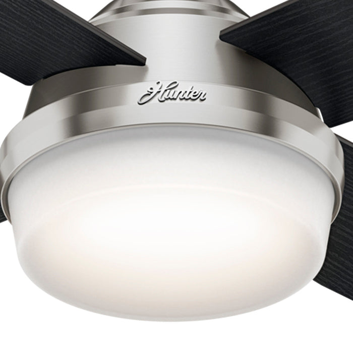 Ventilateur de plafond Dempsey avec luminaire - Gris