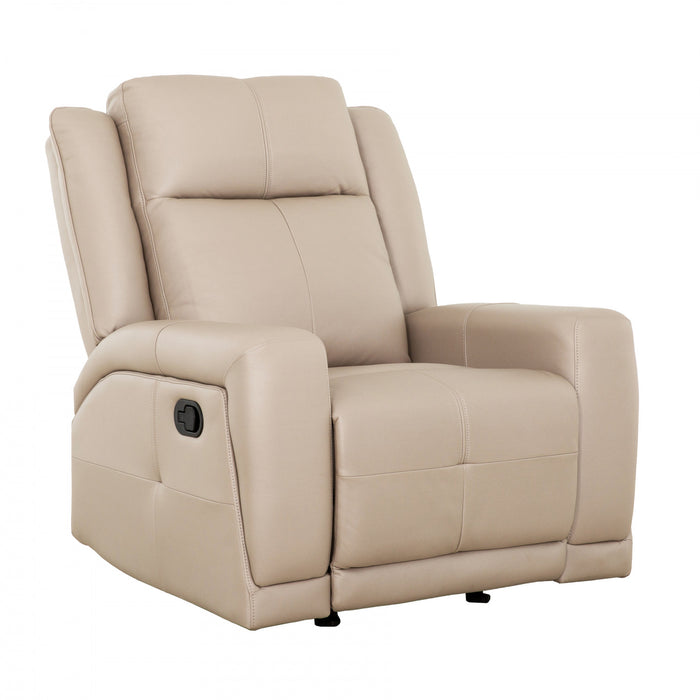 Fauteuil bercant inclinable Hollis de 37 po rembourre - Taupe