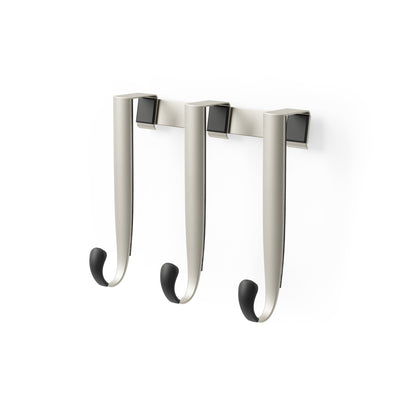 Umbra Schnook Over-Door Hooks - Nickel|Crochets pour porte Schnook de Umbra - nickel