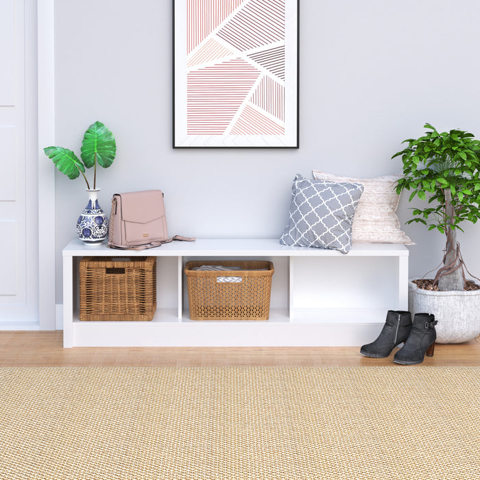 Banc de rangement Calla - blanc