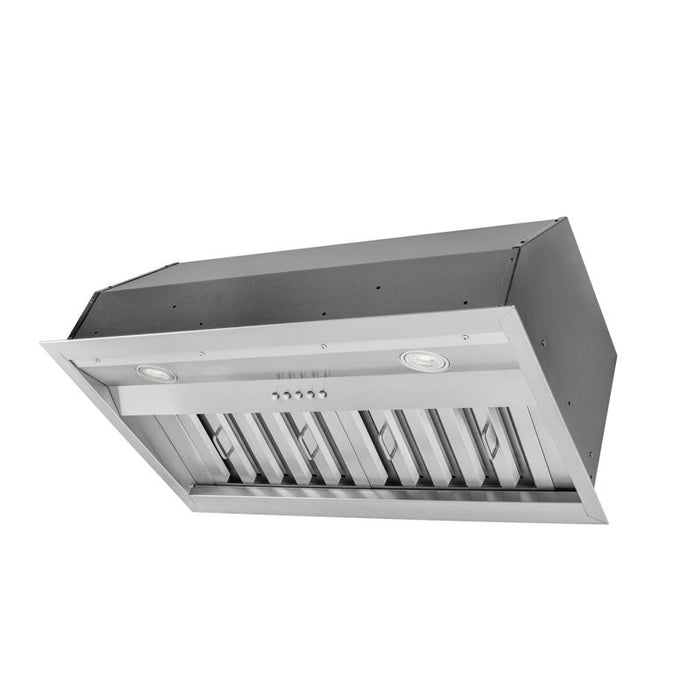Hotte de cuisinière encastrée convertible Caloric de 36 po - CVI34-SS