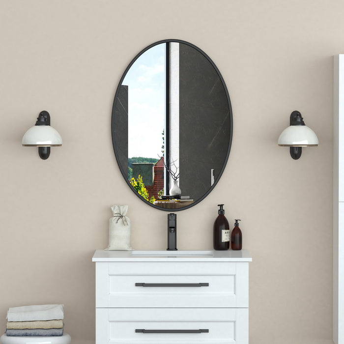 Miroir Randy de 34 po noir