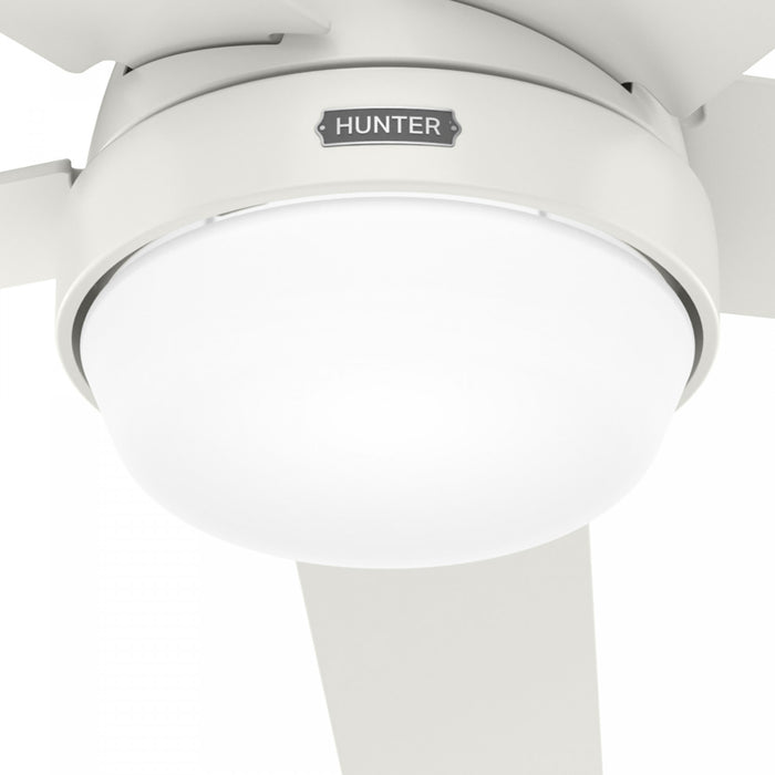 Ventilateur de plafond Aerodyne avec luminaire - Blanc