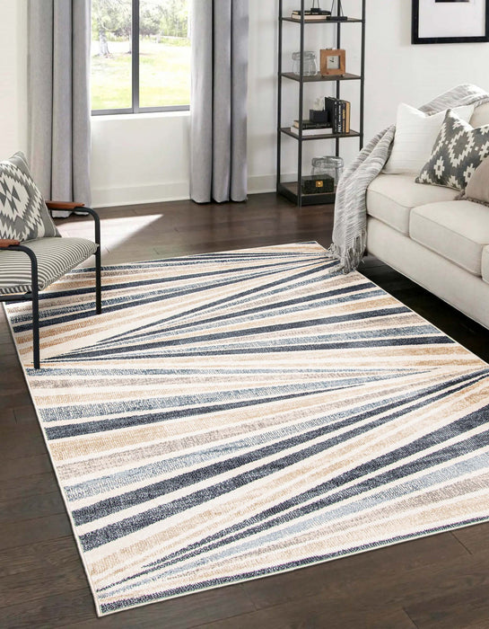 Carpette Axel ivoire - 5 pi 0 po x 8 pi 0 po   