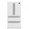 Forno Espresso Moena 36-inch French Door Refrigerator in White, 19.2 cu.ft. - FFRBI1820-36WHT | Refrigerateur Espresso Moena de 36 po a portes francaises, blanc, 19,2 pi³ – FFRBI1820-36WHT