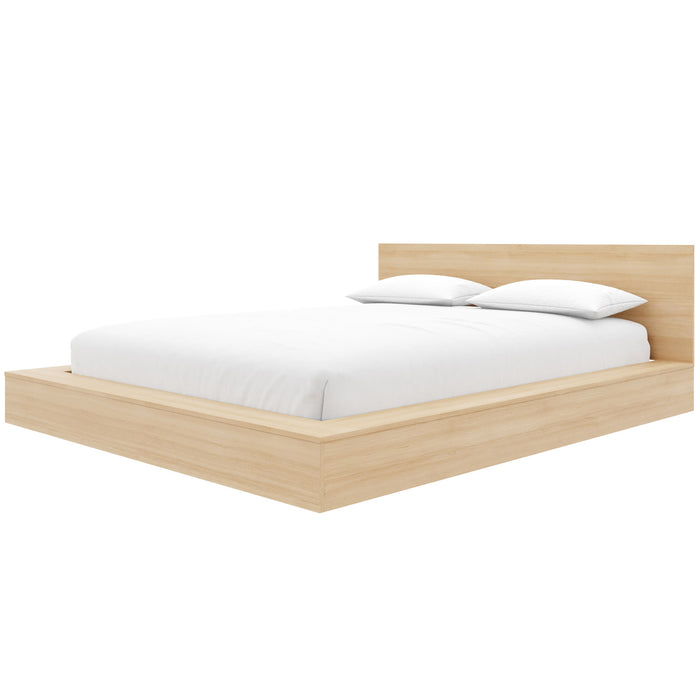 Kanso Lit a Plateforme Basse avec Tete de Lit