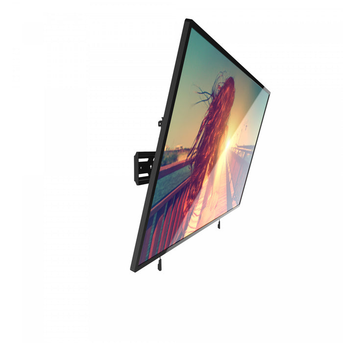 Support mural inclinable discret Kanto PT400 pour televiseurs de 40 a 120 pouces, noir