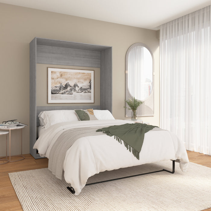 Lit double escamotable Claremont de Bestar - gris platine