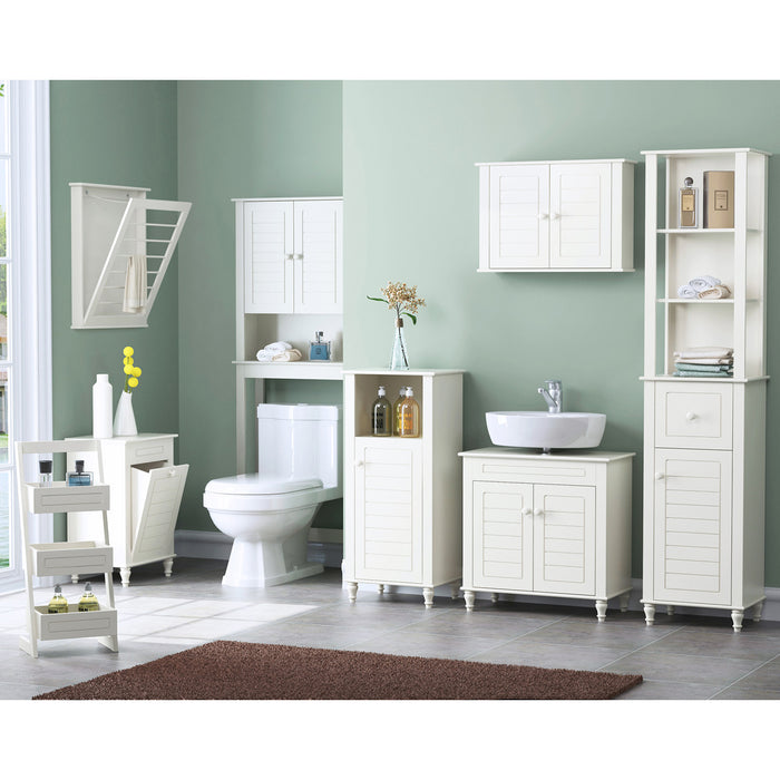 Armoire décorative de rangement Signa VIII - blanche