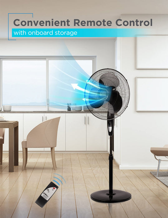 Ventilateur sur pied Black+Decker de 16 po 