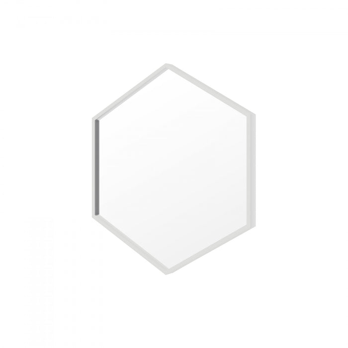 Miroir Zona de 28 po blanc