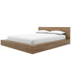 Kanso Low Platform Bed Set Queen Bed | Kanso Lit a Plateforme Basse avec Tete de Lit