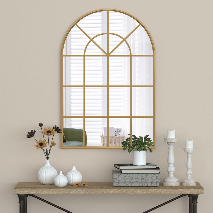 Miroir Mella de 41,5 po doré