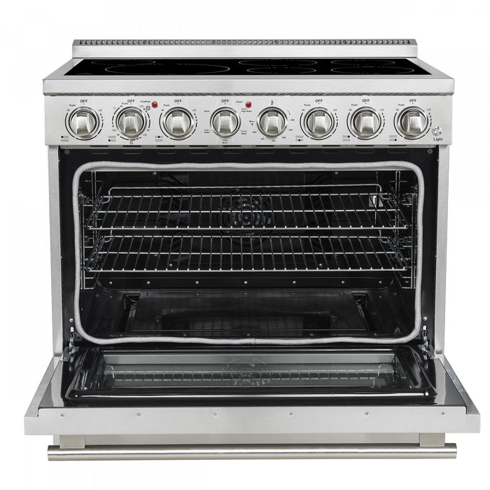 Cuisiniere electrique Paolo 36 pouces, acier inoxydable, 5,44 pi³ - FFSEL6011-36