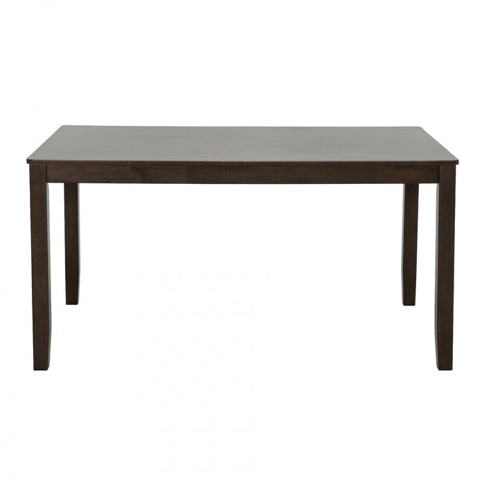 Ensemble de salle a manger Winfield 5 pieces en bois massif avec chaises a dossier echelle (4 a 6 places)