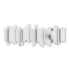 Portemanteau mural moderne Sticks de Umbra - blanc