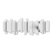 Portemanteau mural moderne Sticks de Umbra - blanc