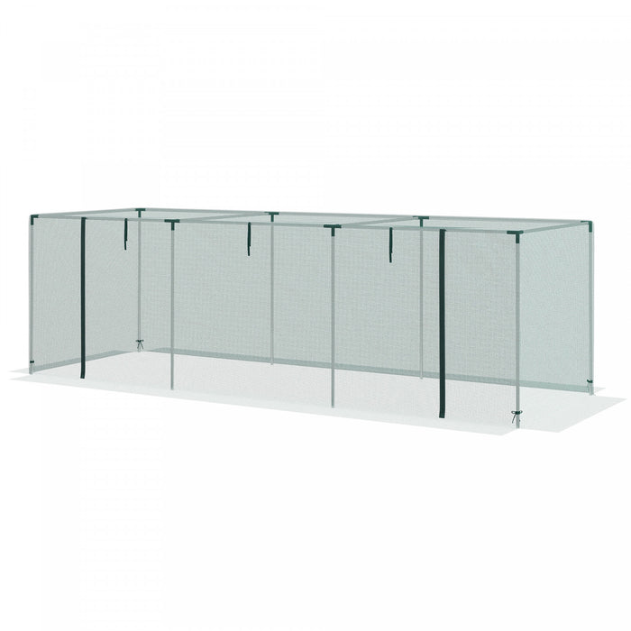 Outsunny Cage De Culture Tente De Protection Des Plantes 12 Pi X 4 Pi, Vert
