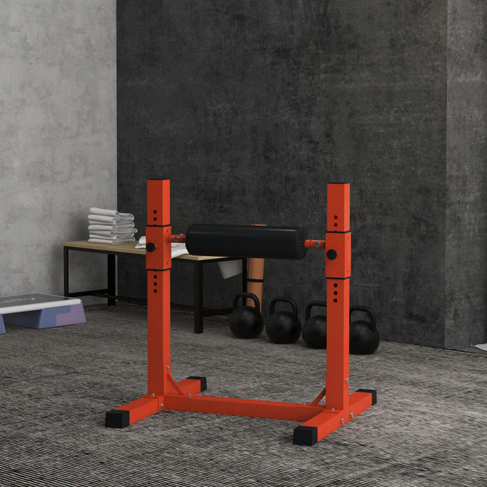 Soozier Support De Squat Bulgare A 12 Niveaux, Rouge