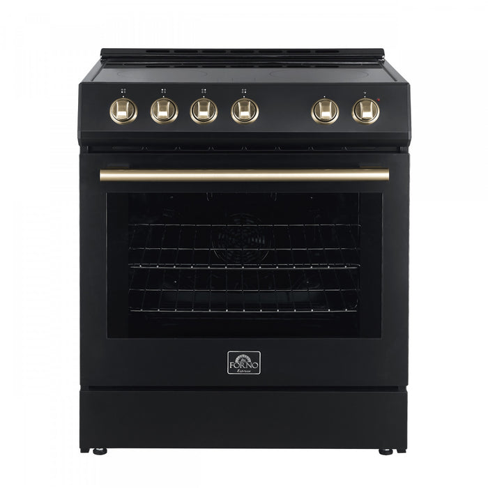 Cuisiniere electrique encastrable Leonardo Espresso 30 po, noire, 5 pi³ - FFSEL6022-30BLK